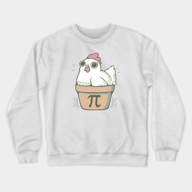 Chicken Pot Pie Math Crewneck Sweatshirt by xMorfina